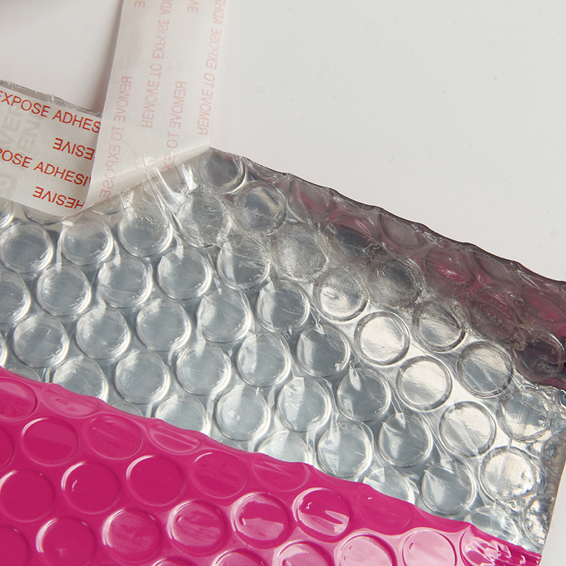 Benutzerdefinierte Kosmetik E-Commerce-Verpackung Pink Poly Bubble Mailer