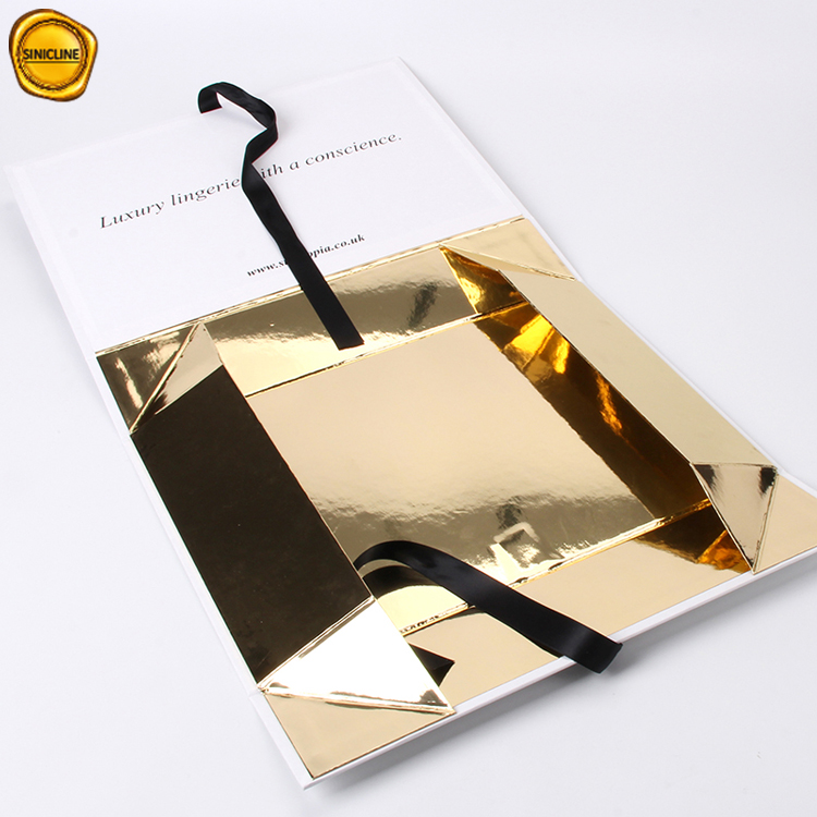 Benutzerdefinierte weiße und goldene Luxus-Perückenbox Bündel Haarverlängerung Perückenbox