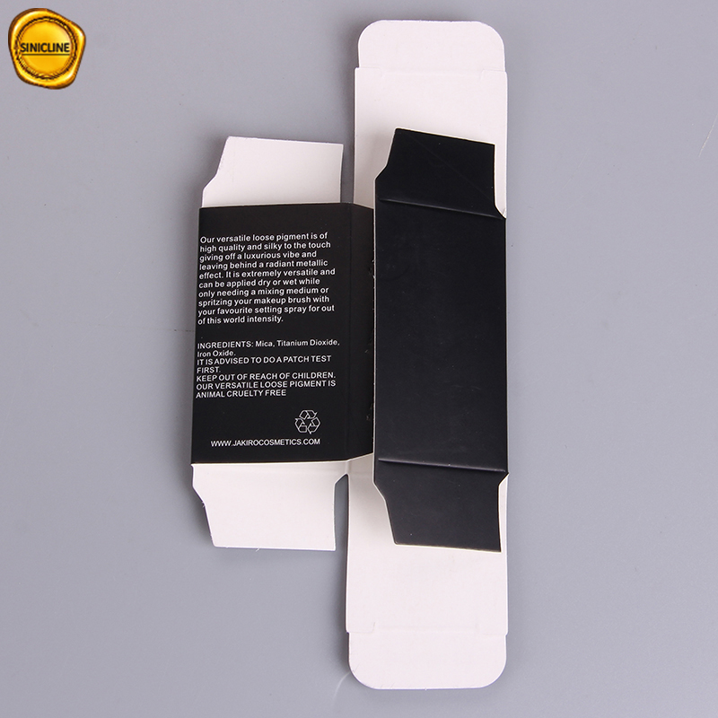 Recycelbare, kundenspezifische, mattschwarze Foundation-Verpackungsbox aus Papier
