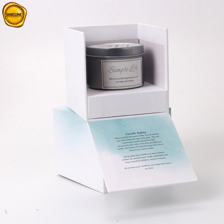 Luxus-Verpackungs-Geschenk-Kerzen-Glas-Kästen Kundenspezifisches ausgefallenes Design-Logo Starre Papier-Kerzen-Box