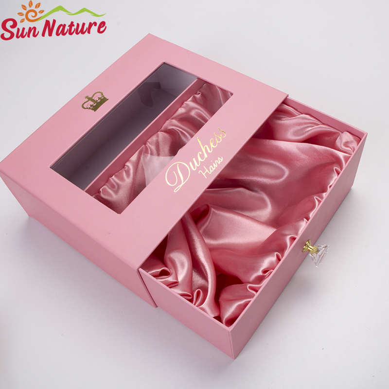 Custom Fashion Attraktives Design Verpackungsboxen für Perücken Perückenverpackungsboxen Luxus