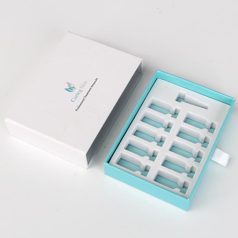 Luxuriöse kundenspezifische 10-teilige Ampullen-Essenz-Verpackungsschubladenbox 