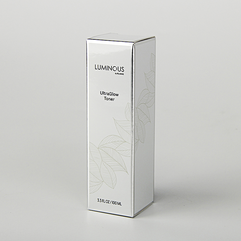  Benutzerdefinierte Premium-Kosmetik-Silberpapier-Lotion-Verpackungsbox 