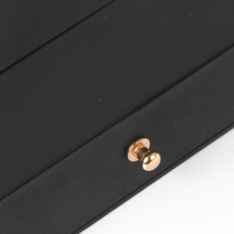 Luxuriöses benutzerdefiniertes schwarzes Soft-Touch-Papier 8 Stück Ampullenserum-Verpackungs-Display-Box 