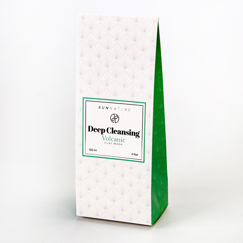 Recycelbare, personalisierte Weißbuch-Reiniger-Verpackungsbox 